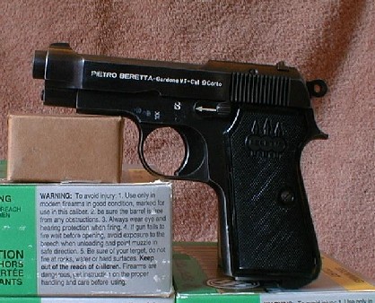 Beretta Model 1934 Pistol, Caliber 9mm Corto (.380 ACP)