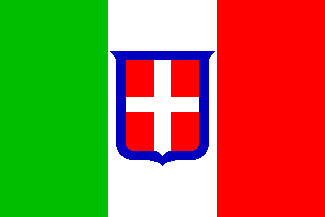Flag of the Kingdom of Italy, 1848 - 1946