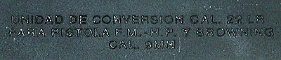 MACS Slide Markings, Left Side