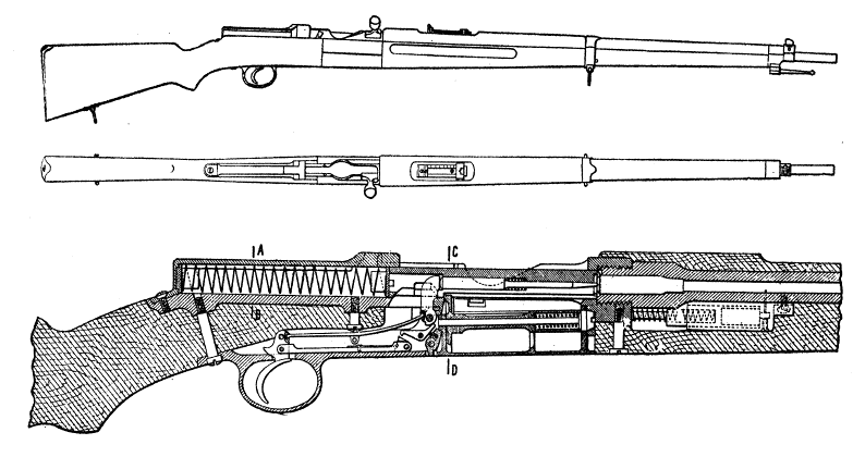 Mannlicher Model 1900 Self Loading Rifle