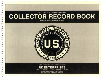 RK Enterprises Collector Record Book