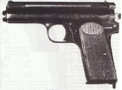 Frommer Stop Pistol, Caliber 9mm Browning Short
